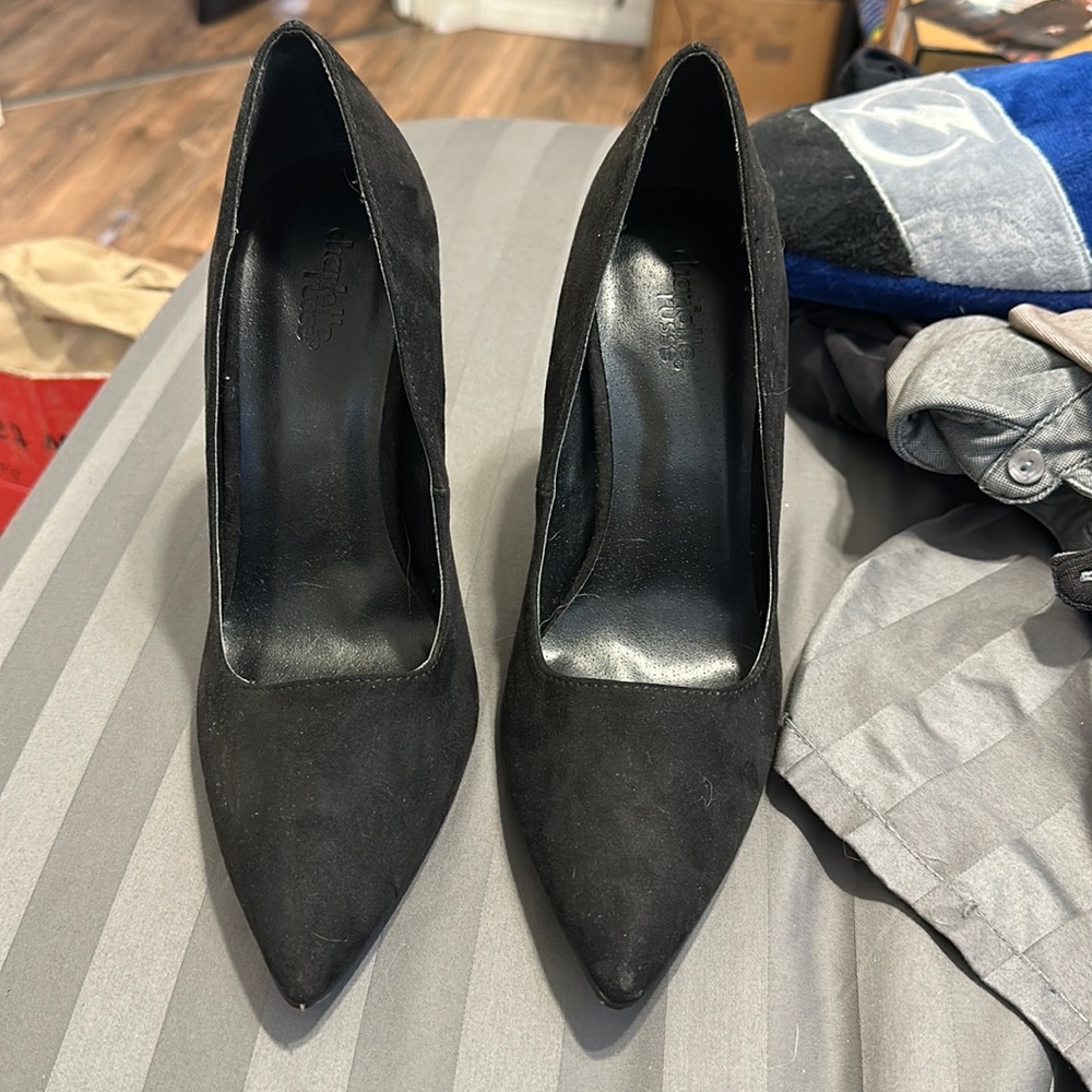 Black high heels